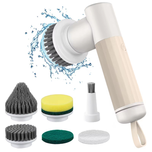 Cleaning <b>Brush</b> LCD Smart Display <b>Power</b> Spin Scrubber for Bathroom Kitchen Window Cleaning - Product Image 3