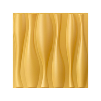Panneaux muraux 3D en PVC de luxe moderne, écologiques, imperméables, design à texture ondulée pour salle de bain, extérieur, salon, tailles personnalisées