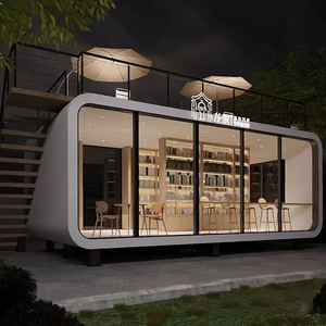 Luxuriöse Vorgefertigte Apple Cabin 20ft 40ft Modulares Büro Villa mit Modernem Design Schnelle Installation für Hotel Resort Glamping - Product Image 3