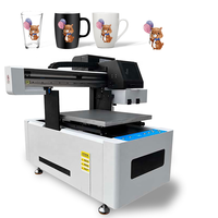 SCODA A2 Printer Mini dan Ukuran Kecil 40X50Cm 3040 4050 UV Tinta Transfer Film Hewan Peliharaan Flatbed UV Printer Impresora untuk Dijual
