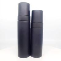 Échantillon Gratuit – Flacons Pompe à Mousse Noirs Vides 100ml 150ml 200ml – Bouteilles Pompe à Mousse Noires Personnalisées en Plastique Mat pour Savon Moussant