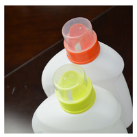 Bouteille vide de 2 litres en PEHD rose pour lessive avec bouchon à vis, finition mate, options 1,5L/3L, emballage de lotion, pompe IBottle