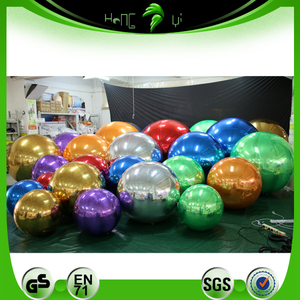 Billes métalliques réfléchissantes gonflables personnalisées ballon miroir gonflable en PVC pour la décoration de mariage - Product Image 6