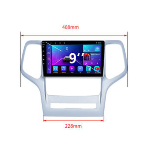 Reproductor Estéreo Multimedia para Automóvil Android 2 Din de 9 Pulgadas para Jeep Grand Cherokee 2008 2009 2010 2011 2012 2013 Navegación GPS Autoradio - Product Image 1