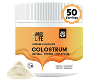 Colostrum bovin nourri à l'herbe en poudre OEM – Supplément de colostrum de première traite à haute teneur en IgG 3000 mg – Sans additifs