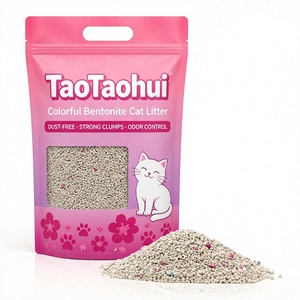 Lettiera per Gatti in Bentonite Colorata, Senza Polvere, Controllo Odori, Granuli Sferici per Uso Quotidiano - Product Image 1