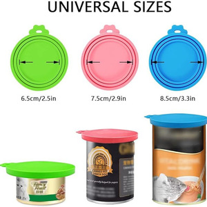 Cấp Thực Phẩm Thân Thiện Với Môi 3 Trong 1 <span class=keywords><strong>Silicone</strong></span> Nắp Bao Gồm Con Dấu Tái Sử Dụng Chịu Nhiệt Thực Phẩm Hút Nắp Phù Hợp Với Cốc Cốc Vật Nuôi Có Thể Nắp - Product Image 3