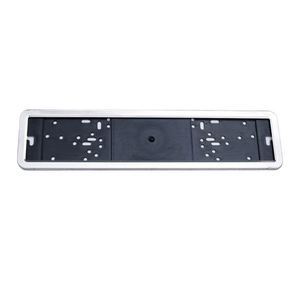Cadre de plaque d'immatriculation personnalisé en acier inoxydable moderne pour voitures - Accessoires de voiture promotionnels durables imprimés en sérigraphie, cadeau - Product Image 1