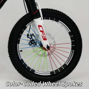 Vélo tout-terrain pour enfants avec selle confortable réglable, couleurs tendance, freins à <span class=keywords><strong>disque</strong></span> avant et arrière, idéal pour la conduite en extérieur - Product Image 3