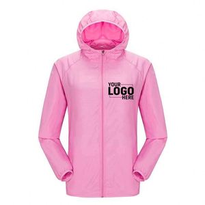 Wholesale Custom Logo Outdoor Windbreaker, Promotional 100% Polyester Sun Protection Waterproof <b>Jacket</b> - Product Image 1