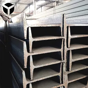 Hot rolled ASTM A36 A50 A572 A992 Q345B galvanized i-steel H-section steel for engineering project I H beam structure steel