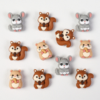 Cuentas de Silicona con Forma de Animales 3D, Grado Alimenticio, Libres de BPA, 28mm, Cuentas Sueltas para Hacer Pulseras, Mordedores para Bebés