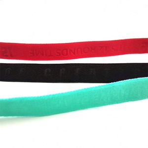 Ruban de col en coton imprimé extensible en polyester personnalisé pour vêtements - Product Image 2