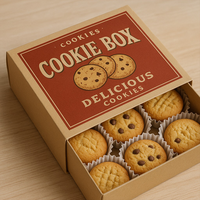 Emballages en papier pour biscuits et bonbons, biodégradables, écologiques, avec laminage mat, boîtes télescopiques, tiroirs personnalisés, chocolat, sushi