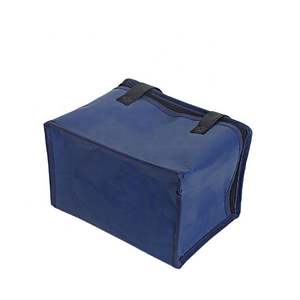 Sacs isothermes promotionnels personnalisés en non-tissé avec isolation en feuille d'aluminium, fermeture éclair, pour le transport et le shopping, sur mesure - Product Image 3