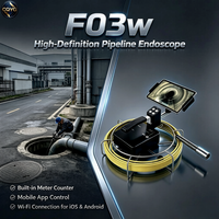 Endoscope de canalisation haute définition FORBEST F03W de haute qualité avec câble renforcé en fibre de verre, garantie 1 an pour les canalisations municipales