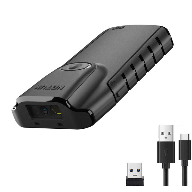 NETUM E800 2D Barcode Scanner Pocket Wireless QR Reader Data Matrix PDF417 Portable Cordless Handheld Scanner