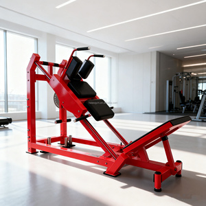 Chuyên Nghiệp Chất Lượng Cao Phòng Tập Thể Dục Thiết Bị Tập Thể Dục-Thương Mại Sử Dụng Có Thể Điều Chỉnh Chân Thép Máy Ép Với Tấm Nạp Hack Squat - Product Image 6