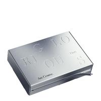 Boîte en carton ondulé argenté métallisé gaufré avec bande adhésive, personnalisable avec logo, pour emballage cadeau