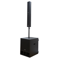 Altavoz de matriz de línea de diseño impermeable para interiores y exteriores profesional Altavoces de columna de matriz de línea activa