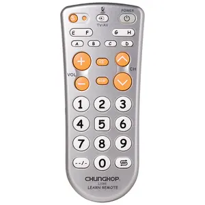 chunghop factory direct sales L108E learning remote use for all IR controller of home appliances remote control tv