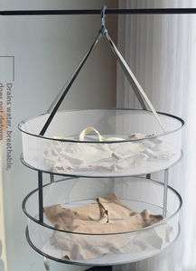 Single-Layer Anti-Deformation Stainless Steel Clothes Drying <b>Net</b> with Socks Drying Racks for Cashmere Sweaters Wardrobe Use 78cm - Product Image 4