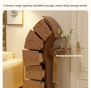 ตู้เก็บของไม้เนื้อแข็งทรงกระบอก รุ่น Winter Wood <span class=keywords><strong>Akimbo</strong></span>  รักษ์โลก ความจุขนาดใหญ่ เหมาะสำหรับห้องนอนและห้องนั่งเล่น ดีไซน์แบบตู้เก็บของบาร์ในบ้าน - Product Image 4