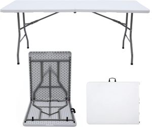 <span class=keywords><strong>Table</strong></span> pliante moderne en plastique pour la vie en plein air, le camping et l'intérieur Plastique durable avec capacité de charge Design élégant - Product Image 3