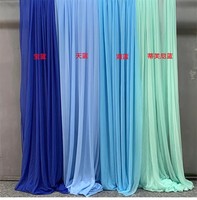 Voilage plissé ondulé moderne en tissu transparent pour éclairage en arche, draperie de plafond, baldaquin, rideau, décoration de mariage, fête, plage, restaurant, jardin