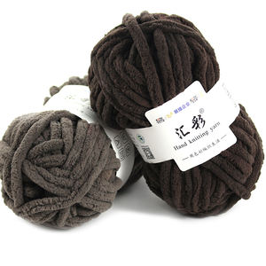 Hiver Wheeling Scarf Discount Yarn Prix très bon marché <span class=keywords><strong>de</strong></span> 100g Ball 5mm Chunky Thick Knit Chenille Yarn - Product Image 6