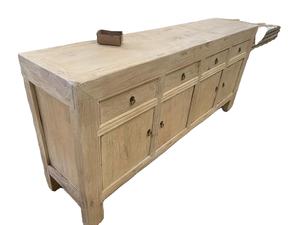 Remied Terbaru Terlaris <span class=keywords><strong>Elm</strong></span> Furnitur Industri Kayu Alam Gaya Vintage Papan Samping - Product Image 5