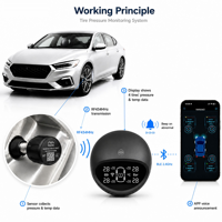 Malide Private Label TPMS MLD-B28+MLD-R10 4 capteurs externes + écran TFT, emballage personnalisé avec logo, MOQ 1 pièce, stock en gros