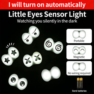 LED Human Sensing Corridor USB Charging Eye Expression Night <b>Light</b> - Product Image 4