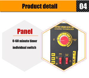 Shortwave <b>Infrared</b> Paint Curing <b>Lamp</b> Car Care Equipment for Beauty Detailing - Product Image 2