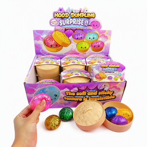 ชุดของเล่นบีบสควิชชี่ Mood Dumpling Blind Box 12 ชิ้น คอลเลคชั่นครบชุด ของเล่นบีบอัดนุ่มนิ่มสำหรับเด็ก 男女  วัย 5-7 ปี - Product Image 2