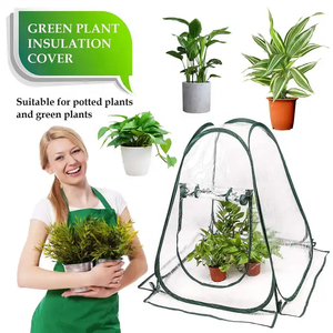 <span class=keywords><strong>Pliable</strong></span> Portable Répétable Plantes D'extérieur Fleurs Couverture Jardin <span class=keywords><strong>Mini</strong></span> Pop Up <span class=keywords><strong>Serre</strong></span> avec Couvercle En PVC Transparent - Product Image 5