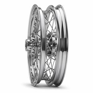 Rin Cromado ZCLH de 18 Pulgadas con Radios Gruesos para Modelos Softail <span class=keywords><strong>Fat</strong></span> Boy Dyna Street <span class=keywords><strong>Bob</strong></span> 2006-2017, Hecho en China - Product Image 5