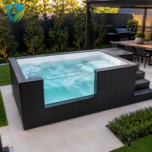 <span class=keywords><strong>Piscine</strong></span> hors sol en fibre de <span class=keywords><strong>verre</strong></span> isolée thermiquement, résistante aux intempéries, écoénergétique, kit de natation extérieur durable - Product Image 3