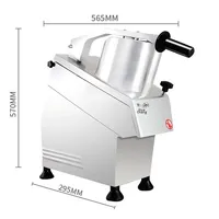 Machine à couper les légumes commerciale 1500W en acier inoxydable, robot culinaire multifonctionnel pour pommes de terre et salades