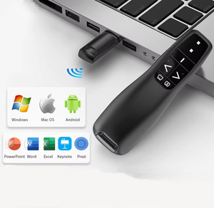 Pointeur laser sans fil Y400 pour présentations. Stylo de présentation intelligent sans fil avec pointeur laser rouge et contrôle de diapositives - Product Image 5