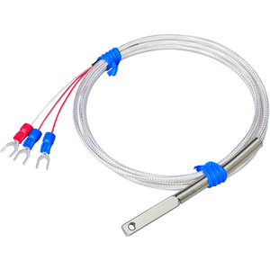 Sensor de temperatura PT100 de montaje en superficie, almohadilla de detección de temperatura de superficie, termómetro de resistencia de platino, tipo K/E, perforado - Product Image 2