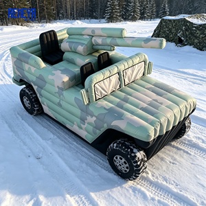 Décoy gonflable tout-terrain pour entraînement avec réalisme visuel REMEYA, taux de rétention d'air et ancrage au sol pour exercices sur le terrain - Product Image 1