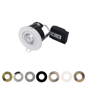 Có thể điều chỉnh lửa đánh giá Downlight sắt IP20 Dali Dimmer thay đổi độ sáng lõm tại chỗ xuống ánh sáng trimless Trần <span class=keywords><strong>GU10</strong></span> <span class=keywords><strong>Led</strong></span> Downlight - Product Image 5
