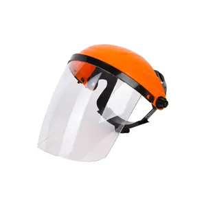 Protector facial totalmente personalizado de policarbonato teñido de seguridad de la industria PPE