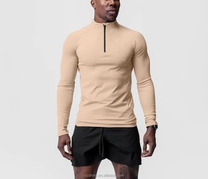 Nueva Camiseta Deportiva de <span class=keywords><strong>Manga</strong></span> <span class=keywords><strong>Larga</strong></span> de Secado Rápido para <span class=keywords><strong>Hombre</strong></span>, de Alta Calidad, para Fitness y Running, Personalizable - Product Image 3