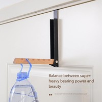 Porte-vêtements mural pliable pratique en acier inoxydable noir, rond, multifonctionnel, écologique et moderne