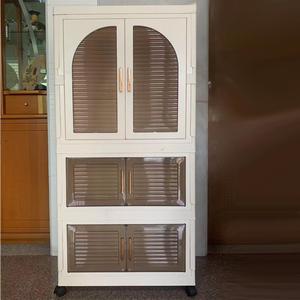 <span class=keywords><strong>Armadio</strong></span> pieghevole per bambini 65CM semplice guardaroba per bambini camera da letto in plastica doppia porta <span class=keywords><strong>armadio</strong></span> pieghevole camera da letto - Product Image 2