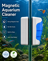 Brosse magnétique pour nettoyer les murs d'aquarium avec fonction flottante et tampons de nettoyage protecteurs OEM/ODM EcoFriendly