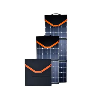 150w lightweight Folding Solar Panel Charger 12V 100W 500W Foldable flexible Solar Panel