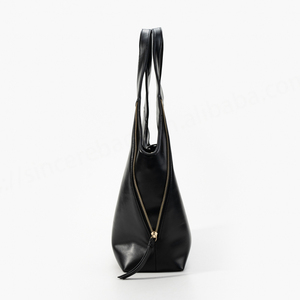 Sac à bandoulière décontracté tendance pour femme, fermeture éclair, en PU, doublure polyester, sangle unique - Product Image 4